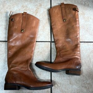 Sam Edelman Tan Leather Boot size 7 M